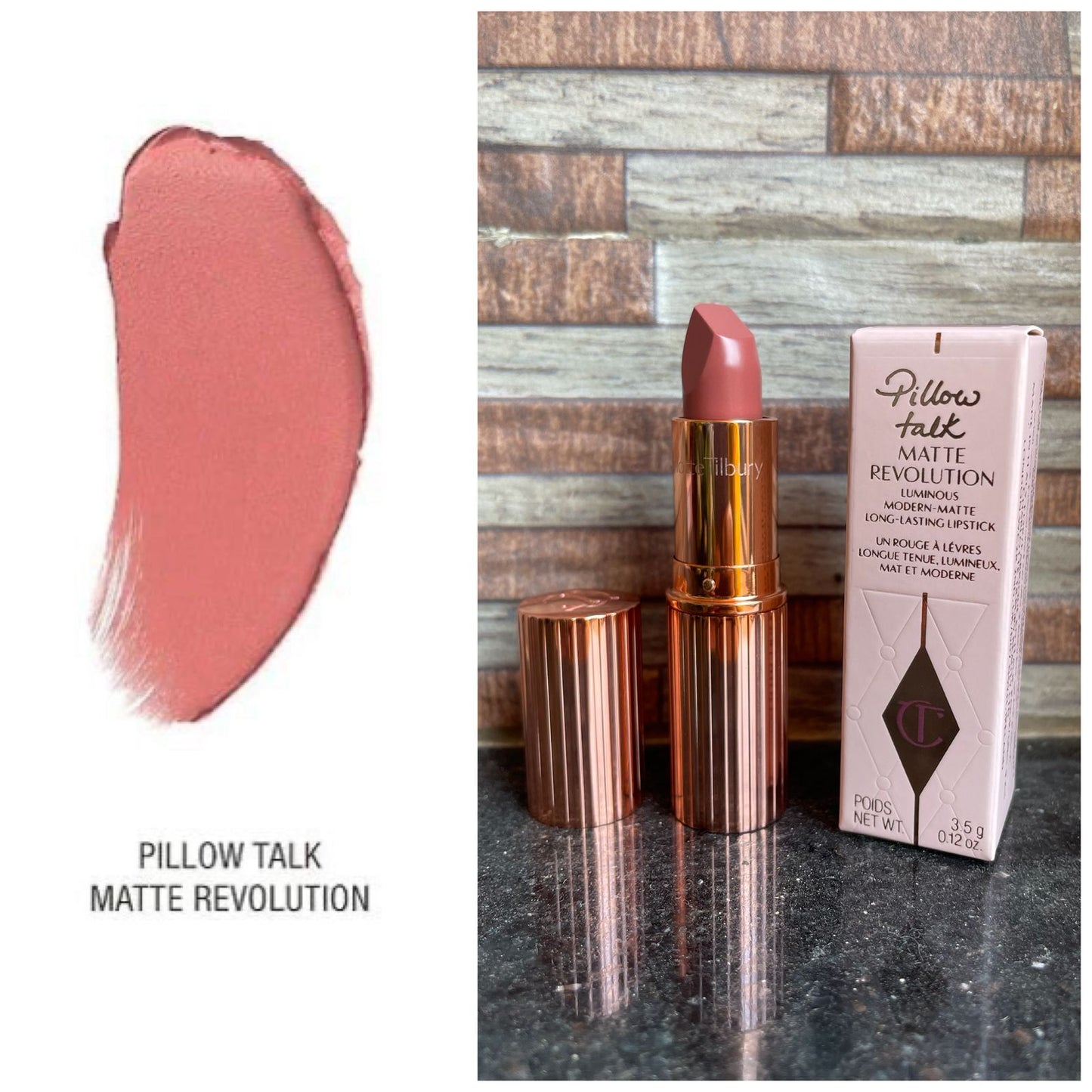 Charlotte Tilbury lipstick Pillow Talk matte revolution