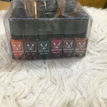 Peel off nail paints