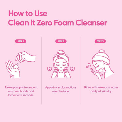 Zero foam cleanser