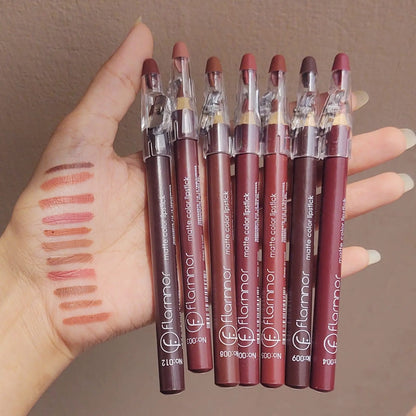 Flormar jumbo Matte lip pencil / Liner pack of 12 pro