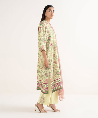 Sapphire 3Pc Embroidered Lawn Suit (unstitched)