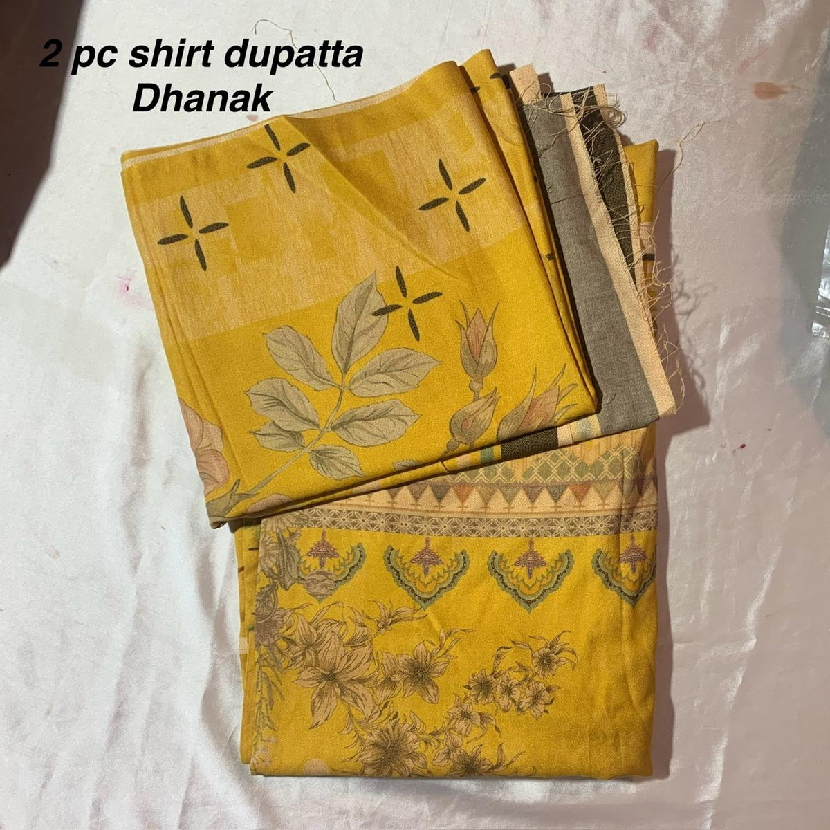 Unstitch dhanak 2pc shirt doppata