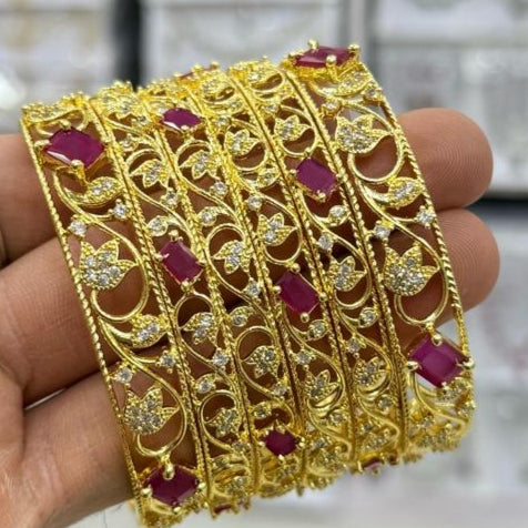 Bangles set in golden
