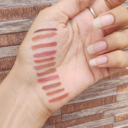 Flormar jumbo Matte lip pencil / Liner pack of 12 pro