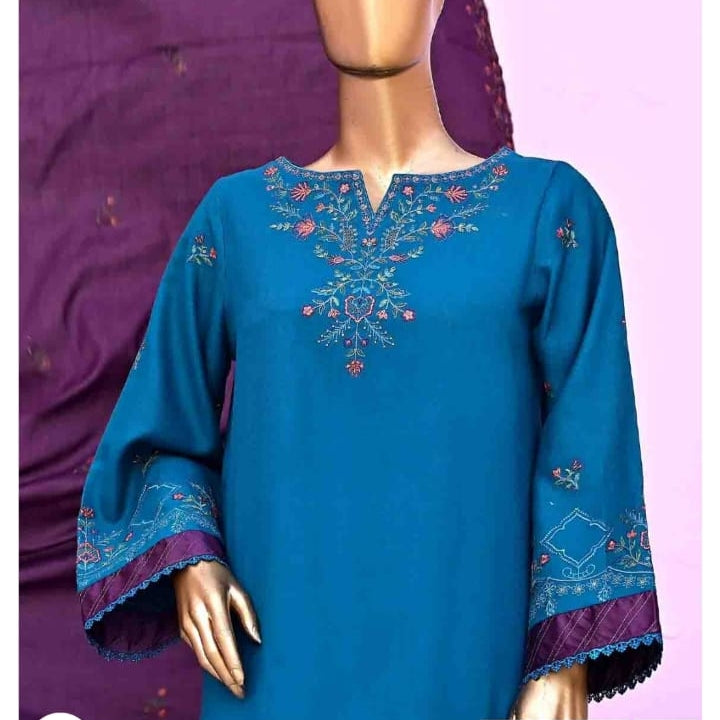 Marina 3 pcs stitched  embroidery suit size medium
