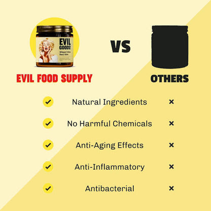 Evil Goods moisturizer whipped tallow honey balm