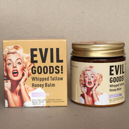 Evil Goods moisturizer whipped tallow honey balm