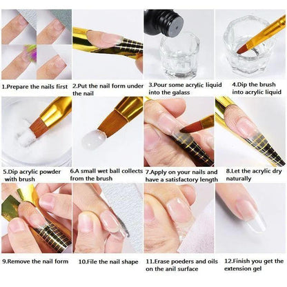 Acrylic nails | Poly nails set